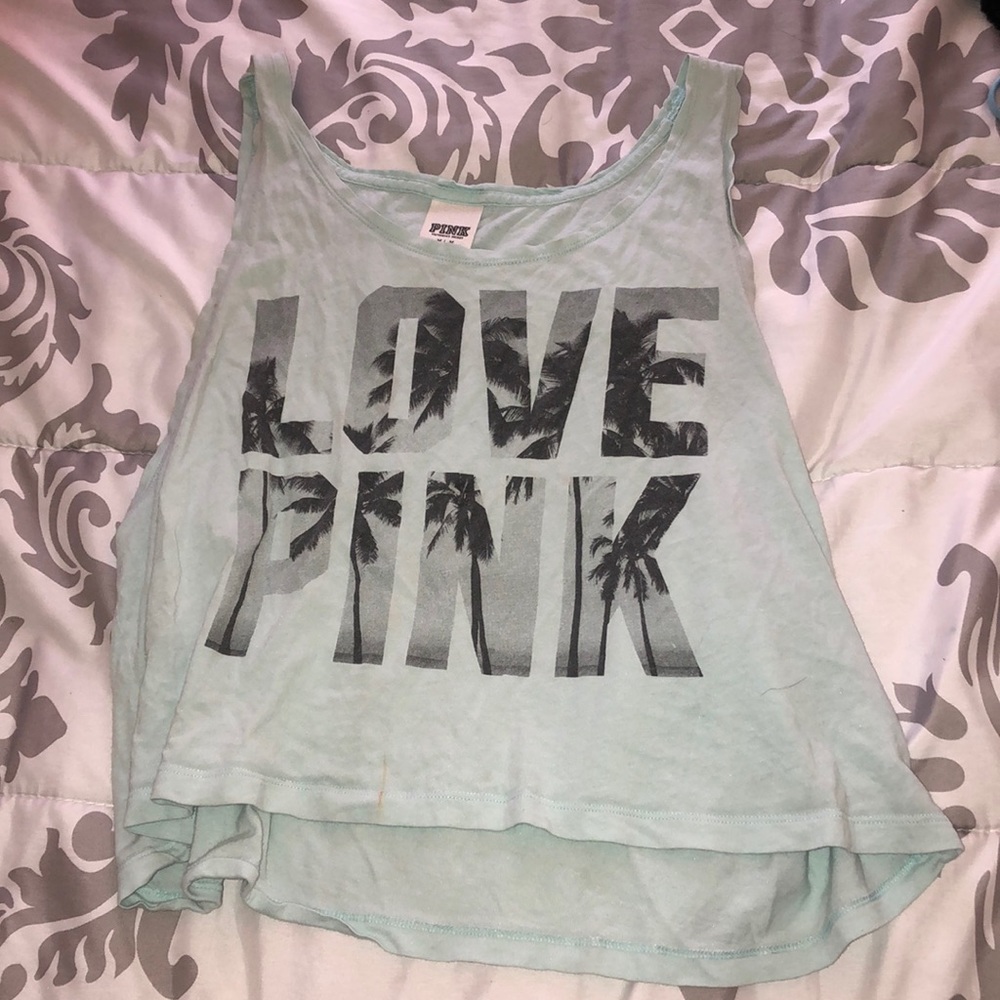 Teal mint tank top